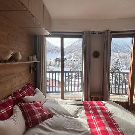 Apartamento Les Tanieres De Montgenevre - La Marmotte - Duplex 4 P Entierement Renove Avec Vue Magnifique Exterior foto